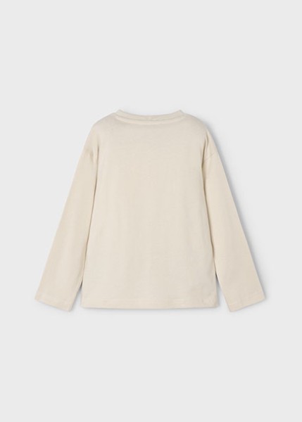 Μπλούζα μακρυμάνικη κολλεγιακή - ΜΠΕΖ 2Y