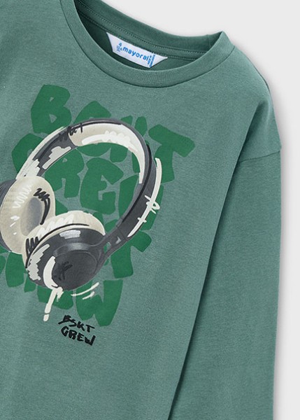 Μπλούζα μακρυμάνικη - ΠΡΑΣΙΝΟ 4Y