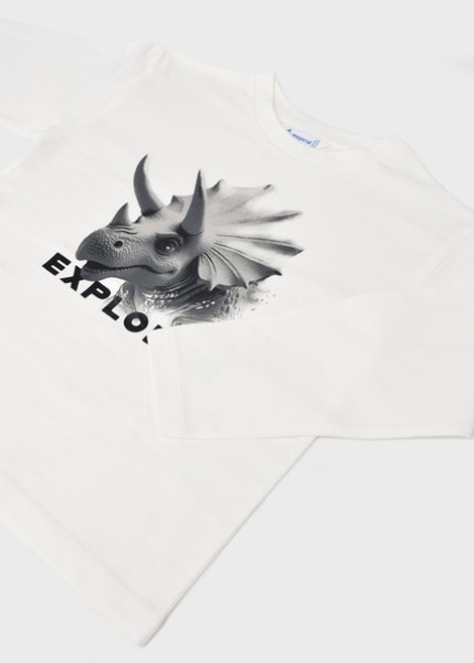 Μπλούζα μακρυμάνικη explorer - ΚΡΕΜ 5Y