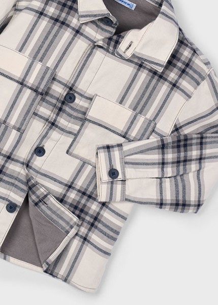 Πουκάμισο καρό - ΓΚΡΙ 4Y