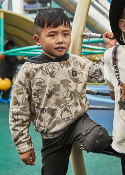 Φούτερ σταμπωτό - ΜΠΕΖ 4Y