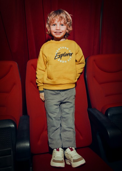 Φούτερ κέντημα - ΜΟΥΣΤΑΡΔΙ 4Y