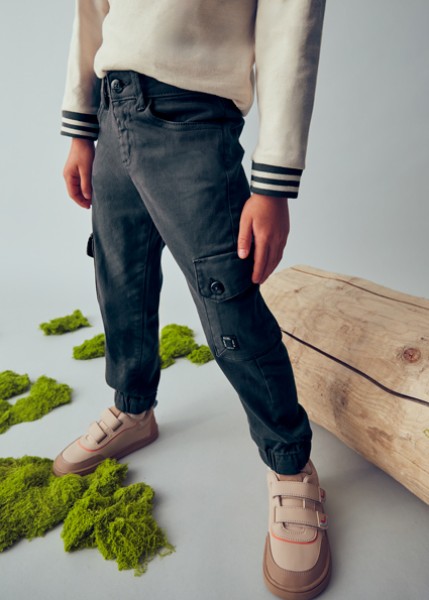 Παντελόνι cargo - ΓΚΡΙ 4Y