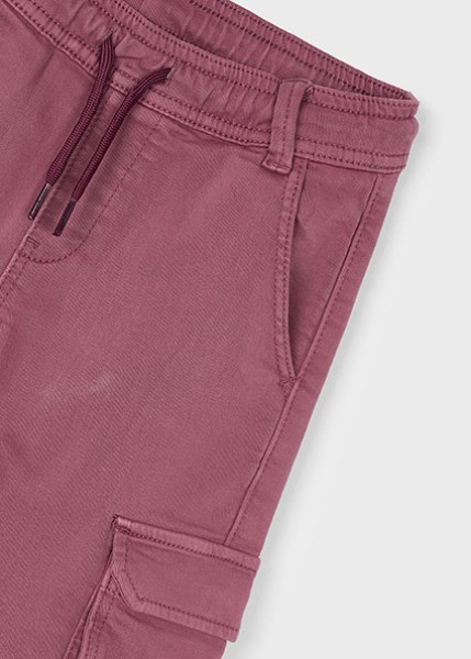 Παντελόνι cargo μαλακό - ΜΕΛΙΤΖΑΝΙ 4Y