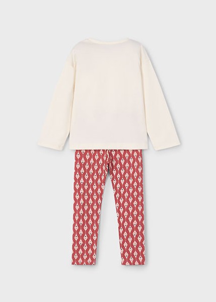 Σετ κολάν σταμπωτό - ΚΟΚΚΙΝΟ 2Y