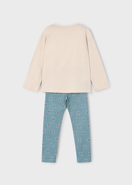 Σετ κολάν σταμπωτό - ΠΡΑΣΙΝΟ 4Y