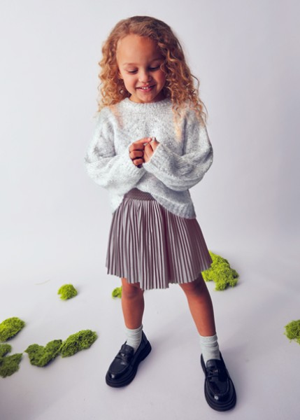 Φούστα πλισέ μακό - ΑΣΗΜΙ 5Y