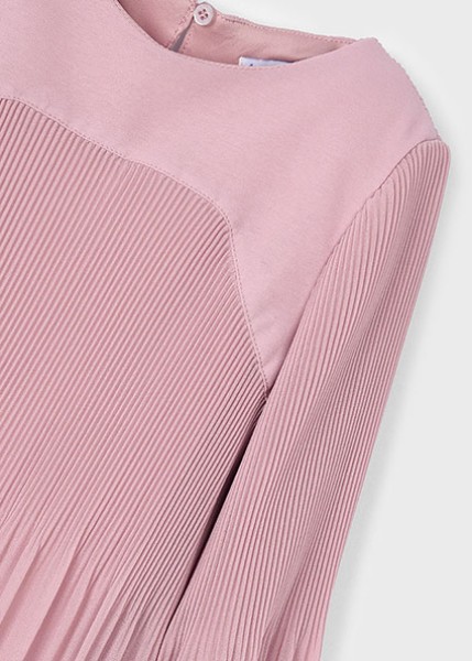 Φόρεμα γάζα πλισέ - ΡOZ 4Y