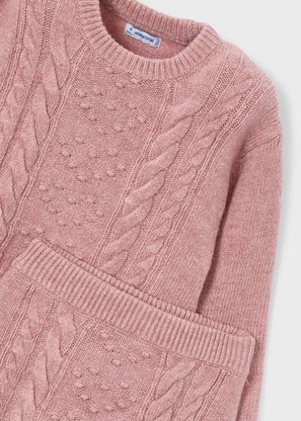 Σετ φούστα πλέξη οκταρια - ΡOZ 4Y