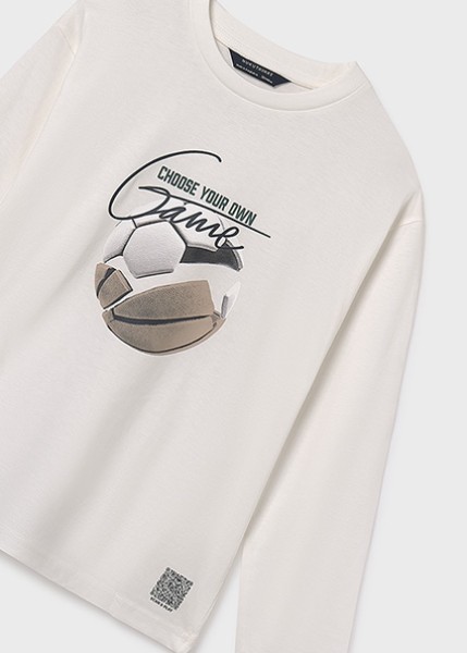 Μπλούζα μακρυμάνικη - ΚΡΕΜ 12Y