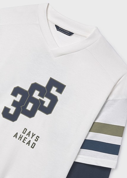 Μπλούζα διπλά μανίκια - ΚΡΕΜ 10Y