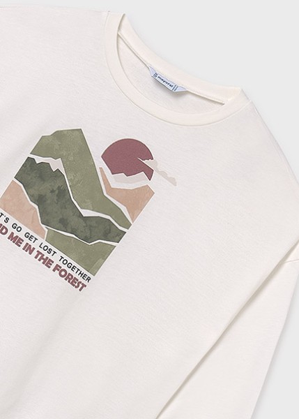 Μπλούζα μακρυμάνικη σχέδιο - ΜΠΕΖ 12Y