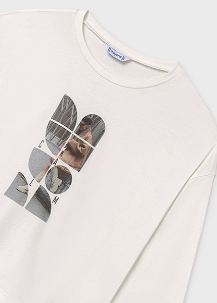 Μπλούζα μακρυμάνικη - ΚΡΕΜ 10Y