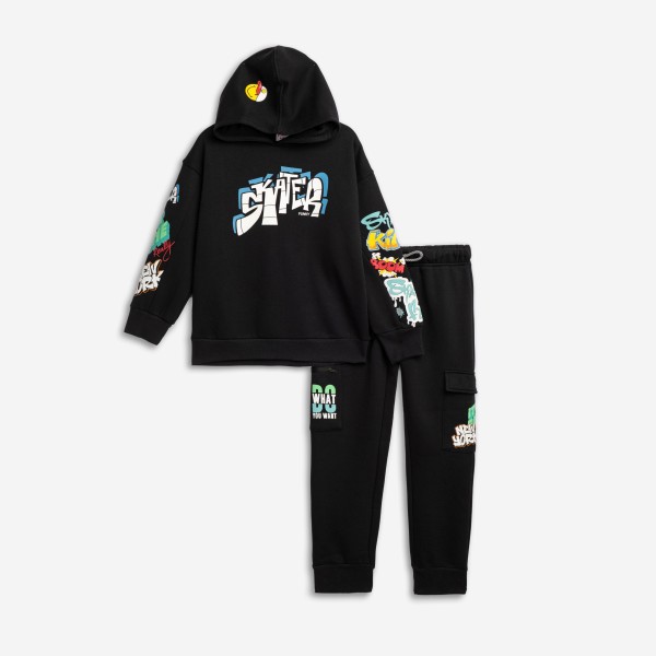 Σετ φόρμα - ΜΑΥΡΟ 6Y