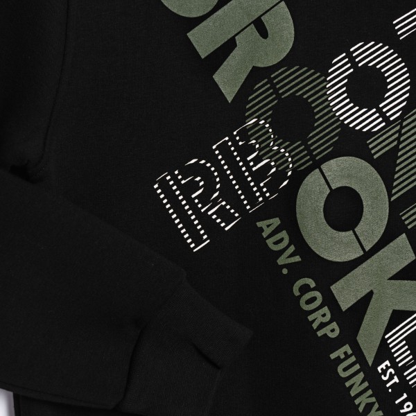 Μπλούζα φούτερ - ΜΑΥΡΟ 14Y