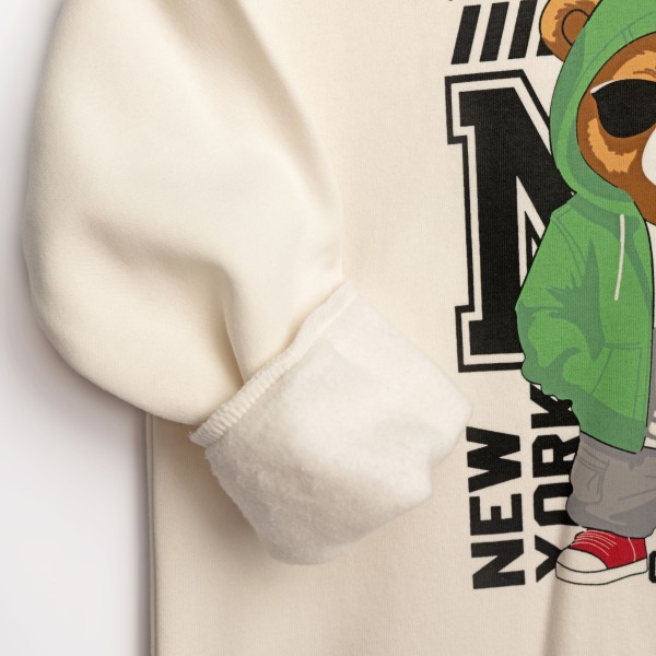 Μπλούζα φούτερ - ΕΚΡΟΥ 12Y