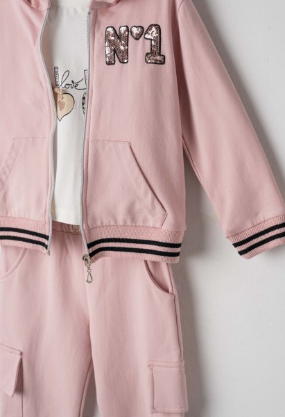 Σετ φόρμα 3τμχ. με ζακέτα - ΡOZ 2Y