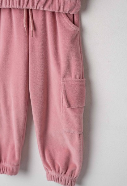 Σετ φόρμα βελούδινη - ΡOZ 4Y