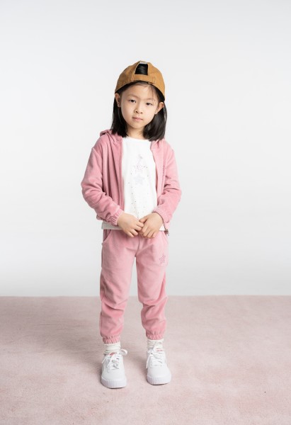 Σετ φόρμα βελούδινη 3τμχ. - ΡOZ 5Y