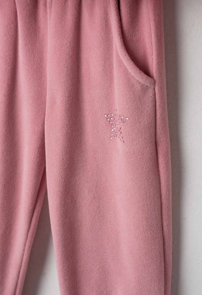 Σετ φόρμα βελούδινη 3τμχ. - ΡOZ 5Y