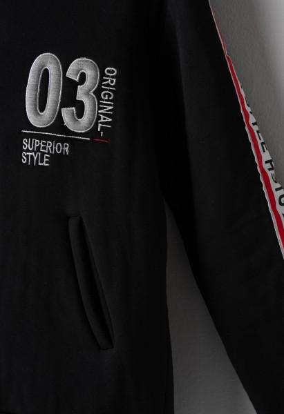 Ζακέτα με γούνα εσωτερική - ΜΑΥΡΟ 16Y