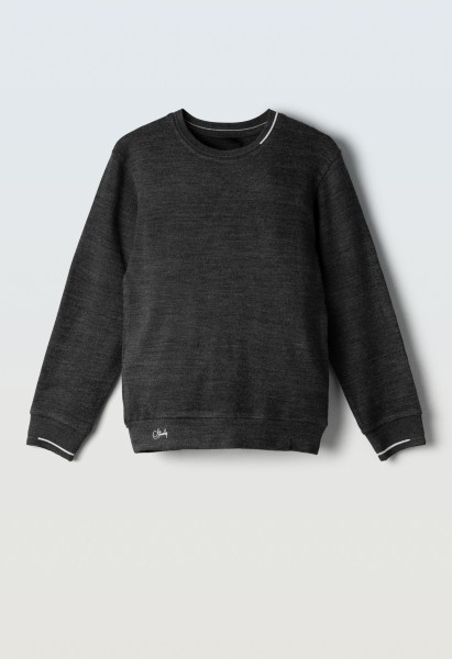 Μπλούζα πλεκτή λεπτή - ΑΝΘΡΑΚΙ 10Y