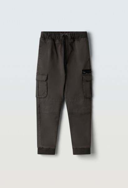 Παντελόνι κάργκο ανθρακί - ΑΝΘΡΑΚΙ 6Y