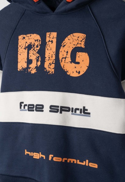 Σετ φόρμα με κουκούλα - ΜΠΛΕ 8Y