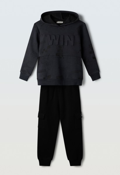 Σετ φόρμα - ΜΑΥΡΟ 12Y