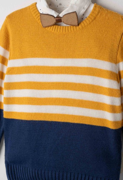 Σετ 4τμχ με μπλούζα - ΜΟΥΣΤΑΡΔΙ 2Y