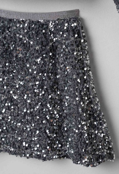 Σετ φούστα παγιέτα - ΑΣΗΜΙ 6Y