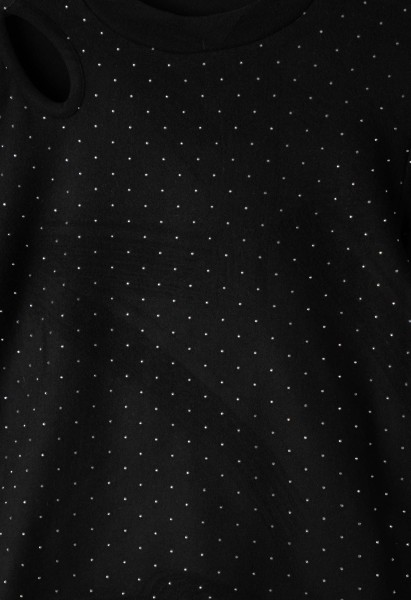 Μπλούζα με στρας - ΜΑΥΡΟ 12Y