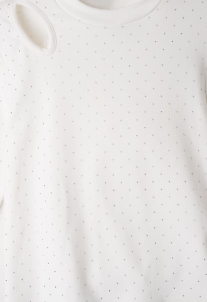 Μπλούζα με στρας - ΛΕΥΚΟ 8Y