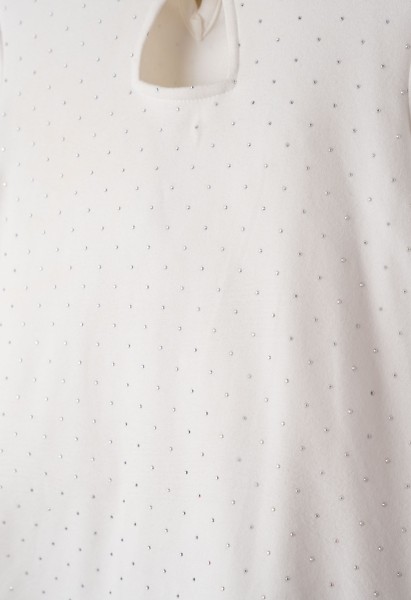 Σετ σορτς με παγιέτα - ΛΕΥΚΟ 6Y