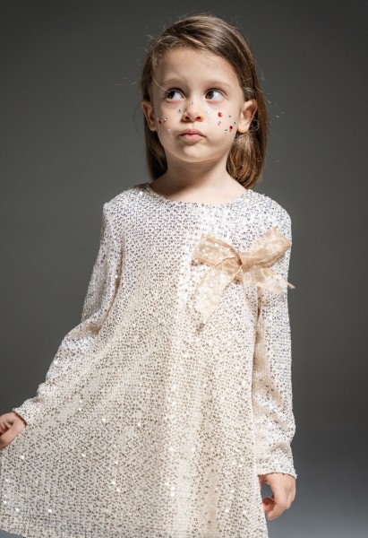 Φόρεμα παγιέτα με τσαντάκι - ΧΡΥΣΟ 4Y