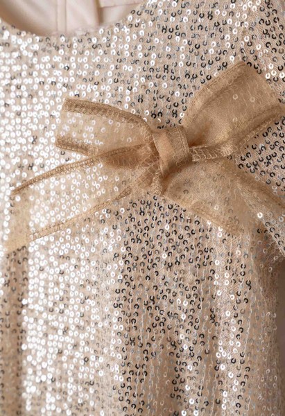 Φόρεμα παγιέτα με τσαντάκι - ΧΡΥΣΟ 4Y