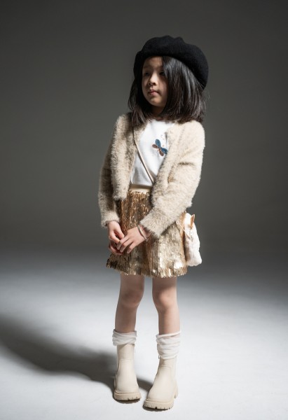 Σετ φούστα 3 τμχ. με ζακέτα - ΧΡΥΣΟ 4Y