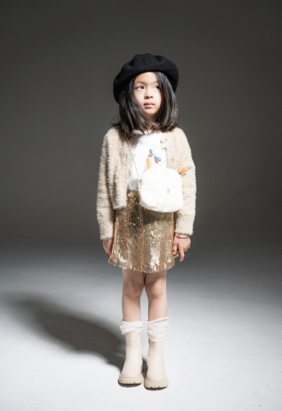 Σετ φούστα 3 τμχ. με ζακέτα - ΧΡΥΣΟ 4Y