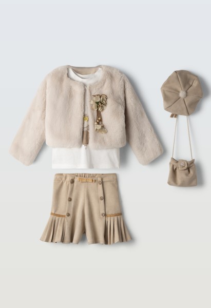 Σετ παντελόνι 3τμχ. με τσαντάκι - ΜΠΕΖ 5Y