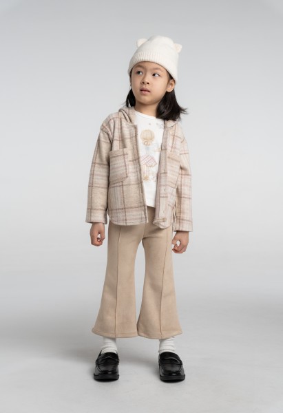 Σετ σορτς 3τμχ. με γουνάκι - ΕΚΡΟΥ 2Y