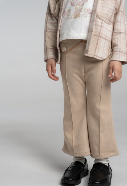 Σετ σορτς 3τμχ. με γουνάκι - ΕΚΡΟΥ 2Y