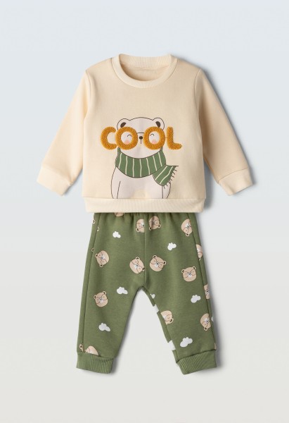 Σετ φόρμα - ΕΚΡΟΥ 18M