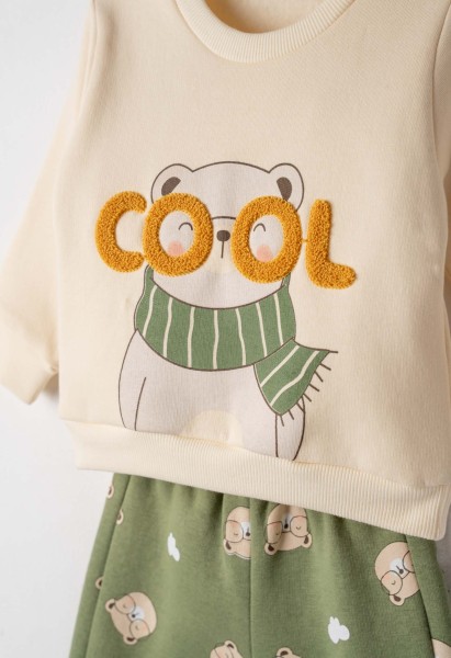 Σετ φόρμα - ΕΚΡΟΥ 18M