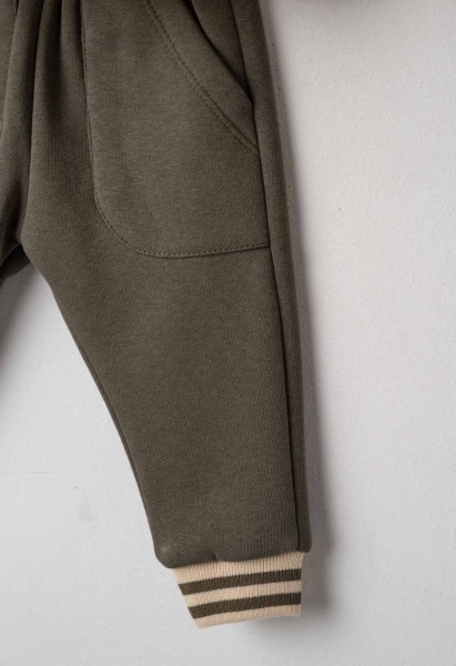 Σετ φόρμα βρεφική 3τμχ. - ΕΚΡΟΥ 9M