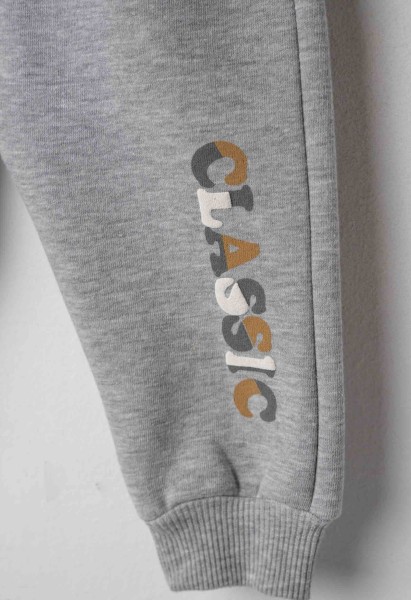 Σετ φόρμα βρεφική 3τμχ.με ζακέτα - ΓΚΡΙ 9M