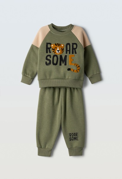 Σετ φόρμα φούτερ - ΠΡΑΣΙΝΟ 12M