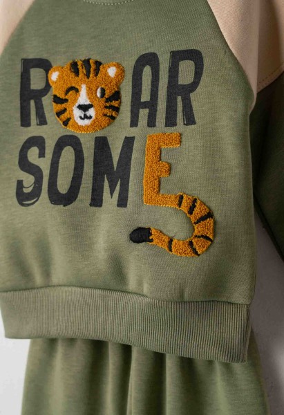 Σετ φόρμα φούτερ - ΠΡΑΣΙΝΟ 12M