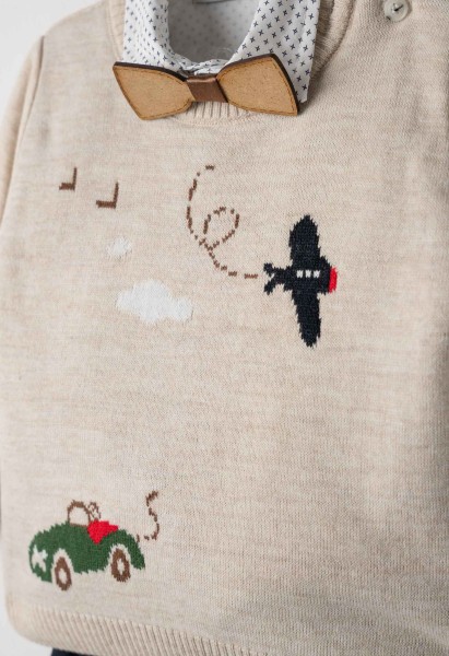 Σετ παντελόνι  3τμχ. - ΕΚΡΟΥ 2Y