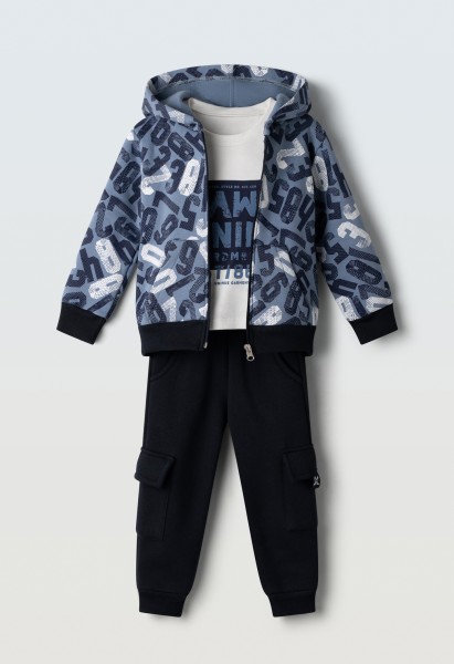 Σετ φόρμα 3τμχ. - ΜΠΛΕ 4Y