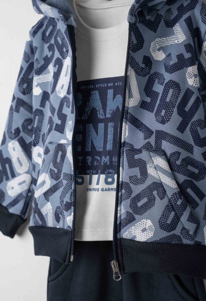 Σετ φόρμα 3τμχ. - ΜΠΛΕ 4Y